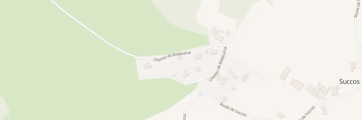 Plan du 275 Che de Bideburua à Amorots-Succos