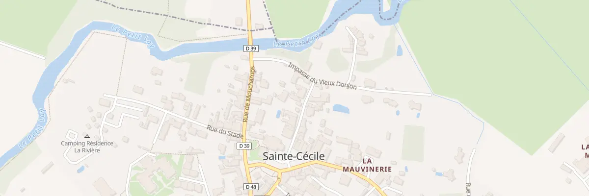 Plan du 11 Rue du moulin de la cour à Sainte-Cécile