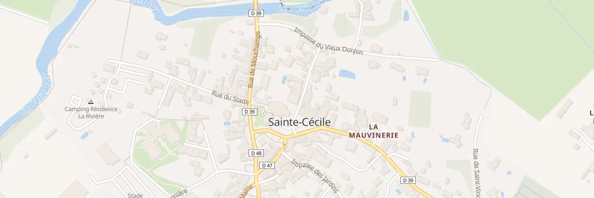 Plan du 3 Pl de l’Église à Sainte-Cécile