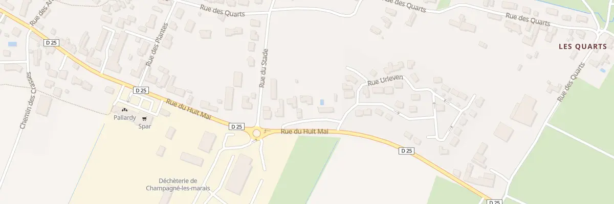 Plan du 63T Rue du huit mai à Champagné-les-Marais