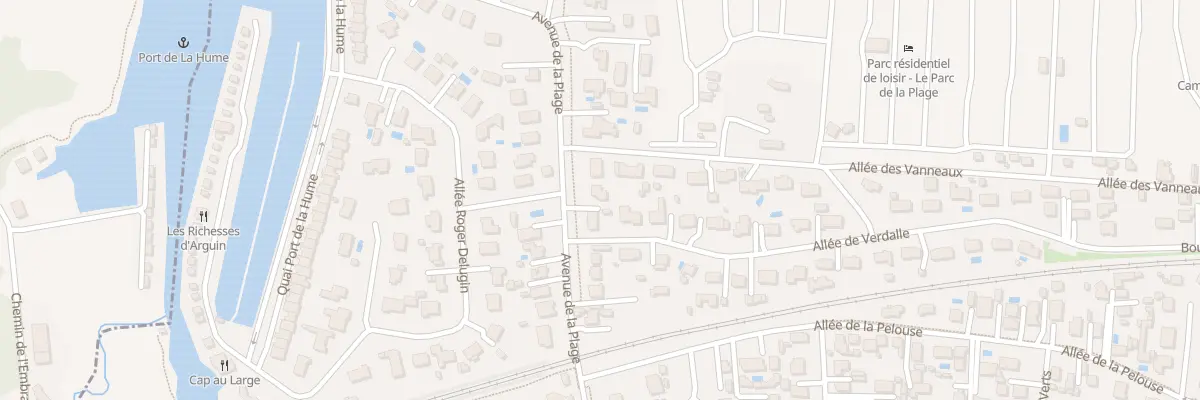 Plan du 26 Av de la Plage à Gujan-Mestras