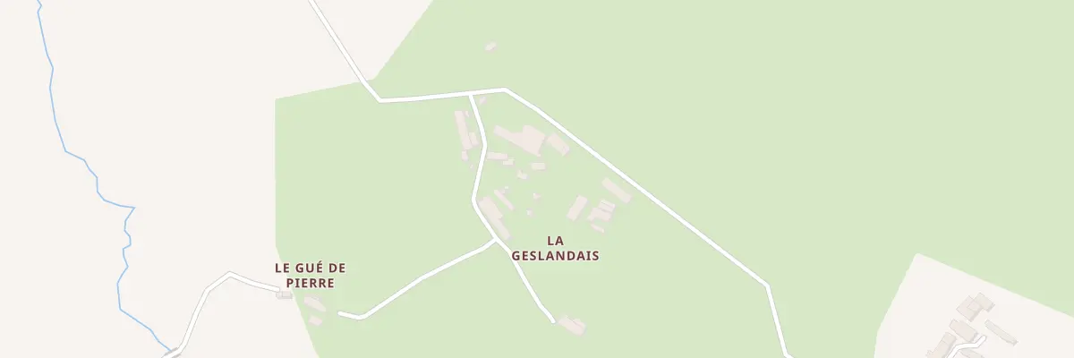 Plan du 17 La Geslandais à La Bazouge-du-Désert