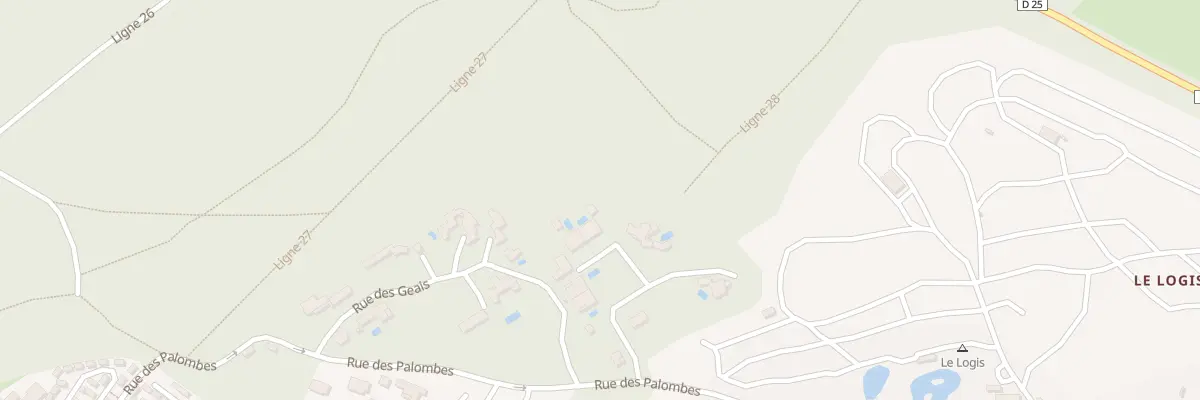 Plan du 12 Rue des Palombes à Saint-Palais-sur-Mer