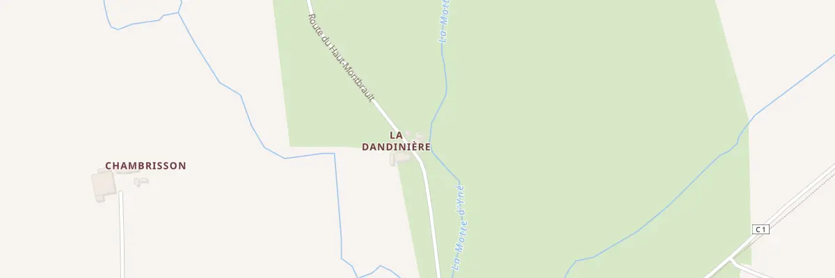 Plan du 6 La Dandinière à La Chapelle-Fleurigné