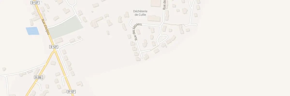 Plan du 3 Rue des Muriers à Cuillé