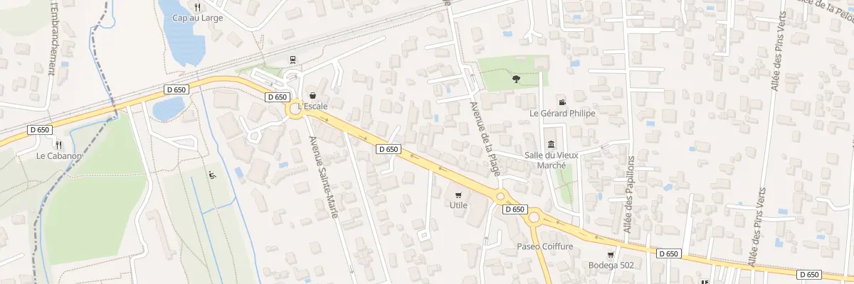 Plan du 23 Av Mal de Lattre de Tassigny à Gujan-Mestras