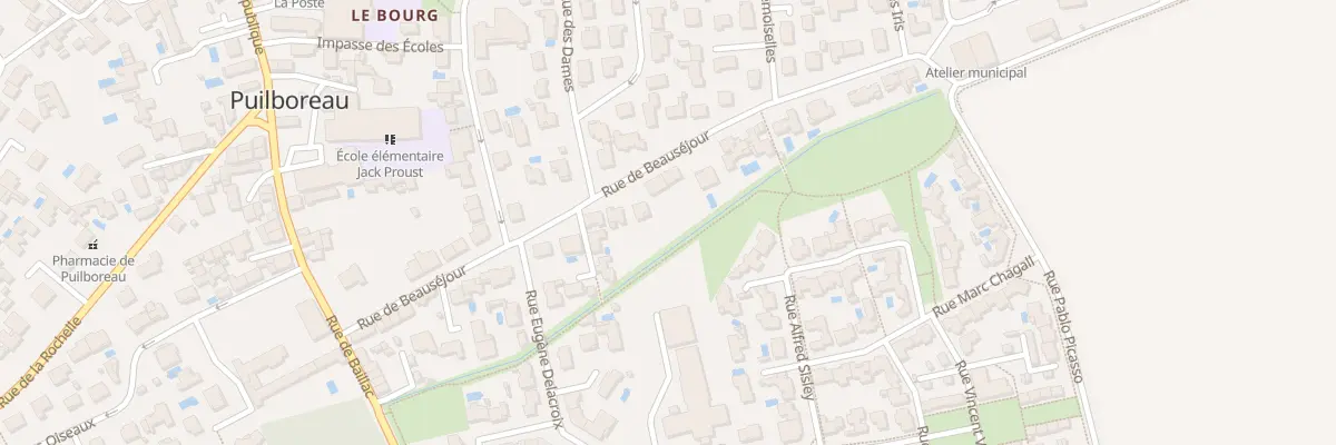 Plan du 24 Rue Beausejour à Puilboreau