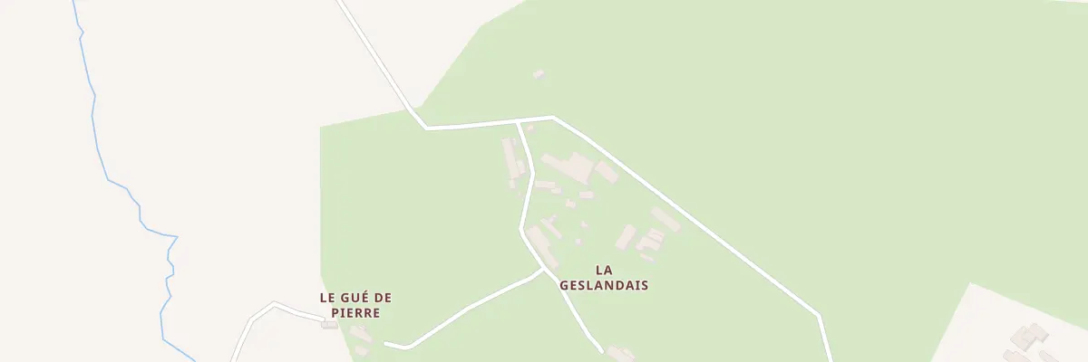 Plan du 19 La Geslandais à La Bazouge-du-Désert