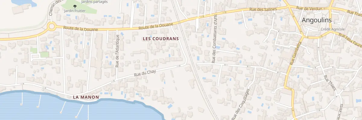 Plan du 6 Rue du Chay à Angoulins