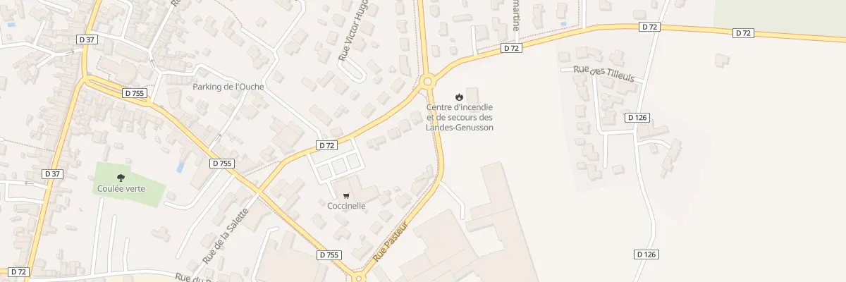 Plan du 18 Rue d’auvergne aux Landes-Genusson