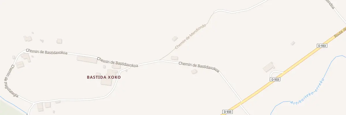 Plan du 260 Che de Bastidaxokoa à Larceveau-Arros-Cibits