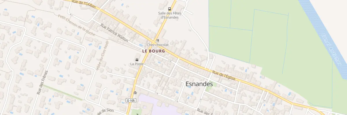 Plan du 1Q Rue Freres Guenon et Victimes à Esnandes