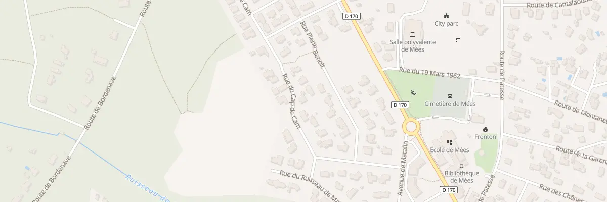 Plan du 146 Rue du Cap de Cam à Mées