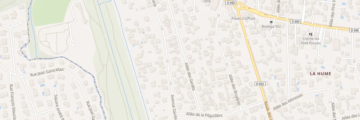 Plan du 20 All des Genêts à Gujan-Mestras