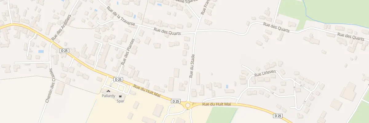 Plan du 7 Rue du stade à Champagné-les-Marais