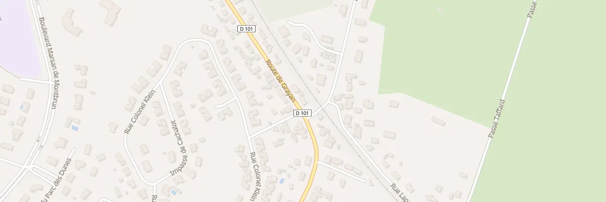 Plan du 24 Rte de Grayan à Soulac-sur-Mer