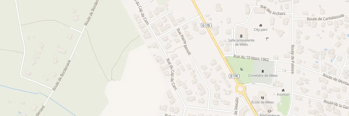 Plan du 186 Rue du Cap de Cam à Mées