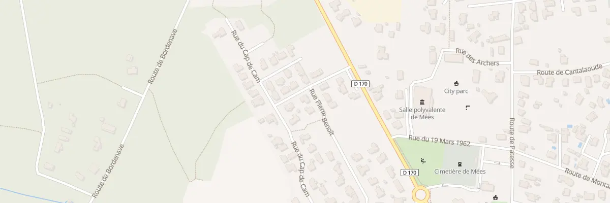 Plan du 251 Rue Pierre Benoit à Mées