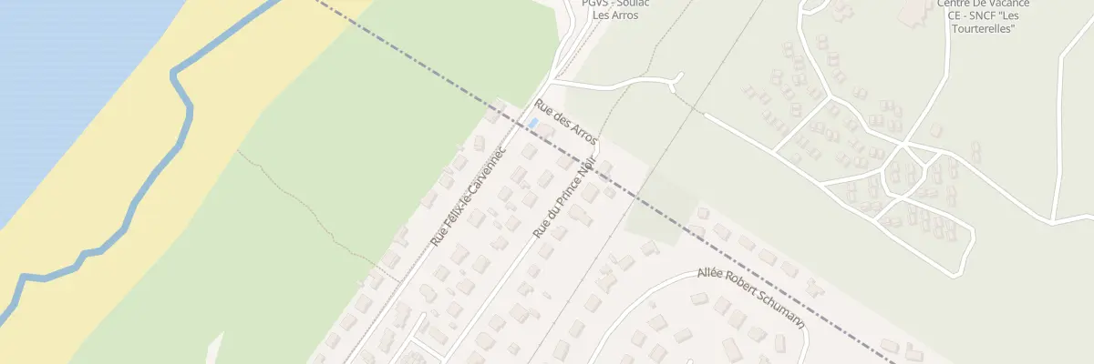 Plan du 34 Rue du Prince Noir à Soulac-sur-Mer