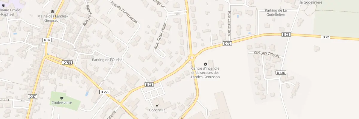 Plan du 15 Rue d’auvergne aux Landes-Genusson