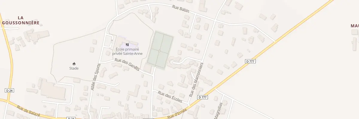 Plan du 10 Rue des Camélias à Saint-M’Hervé