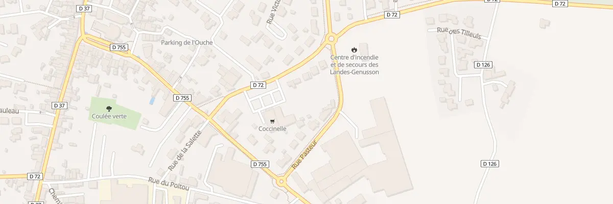 Plan du 12 Rue d’auvergne aux Landes-Genusson