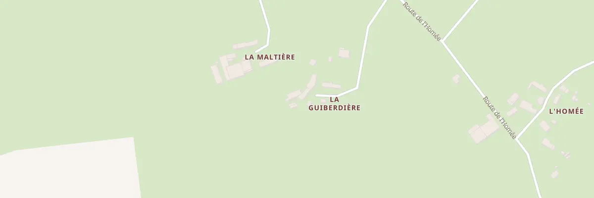 Plan du 5 La Guiberdiere à Laignelet