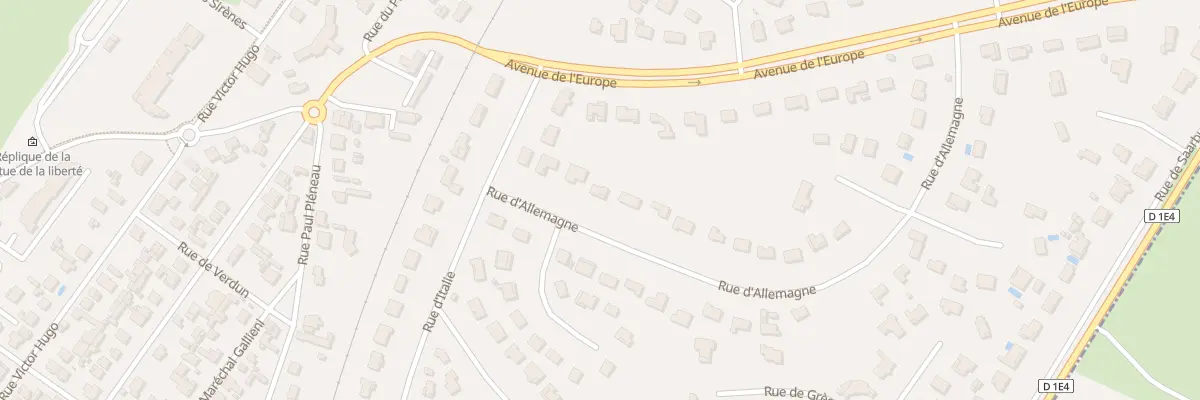 Plan du 25 Rue d’Allemagne à Soulac-sur-Mer