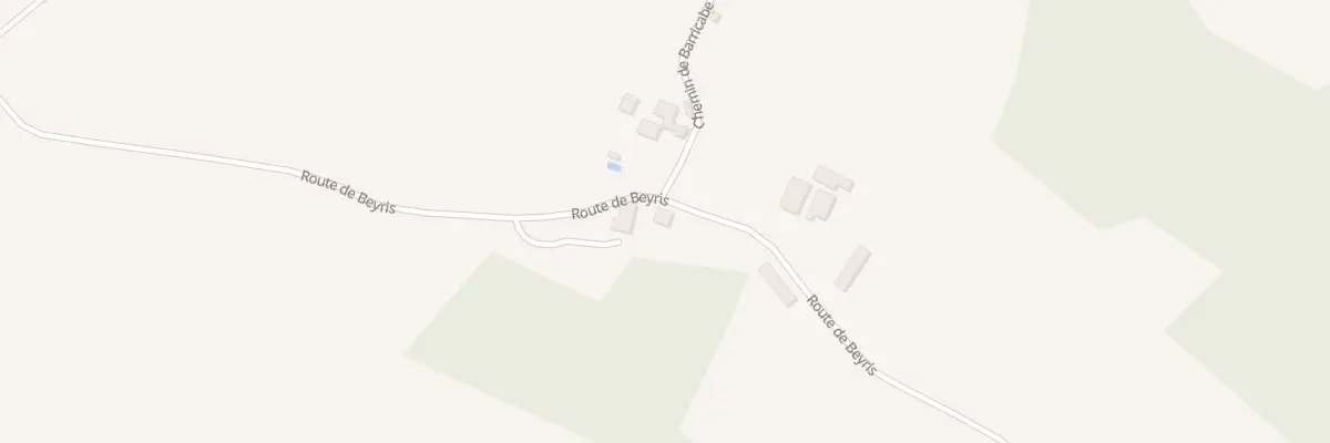 Plan du 895 Rte de Beyris à Bélus