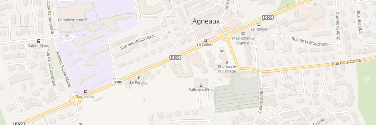 Plan du 76H Rte de Coutances à Agneaux