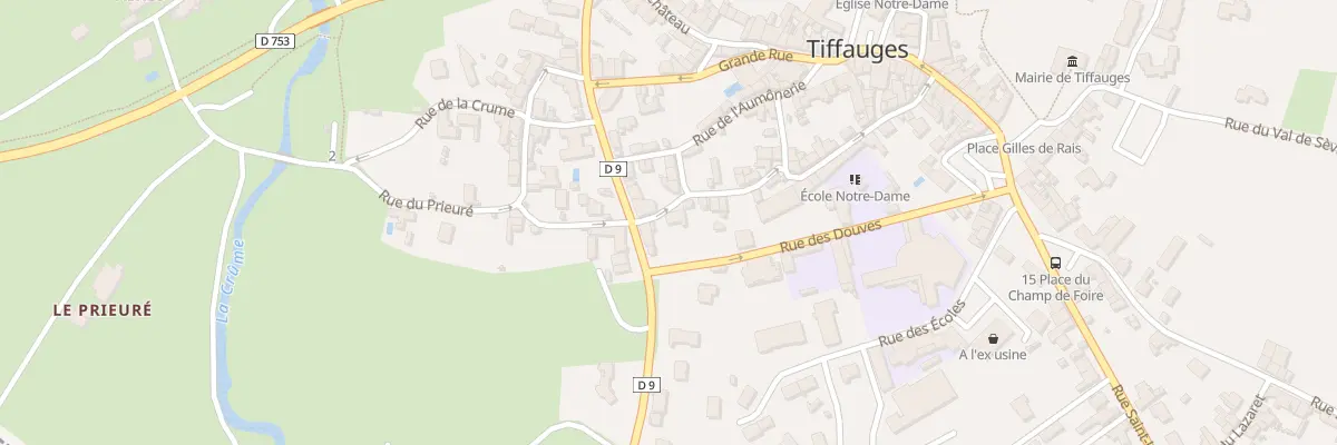 Plan du 2 Rue des moines à Tiffauges