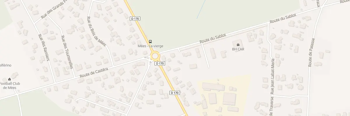 Plan du 58 Rte du Sablot à Mées