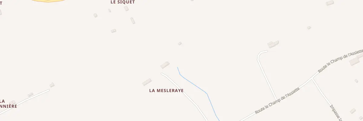 Plan du 5073 La Mesleraye à Montbray