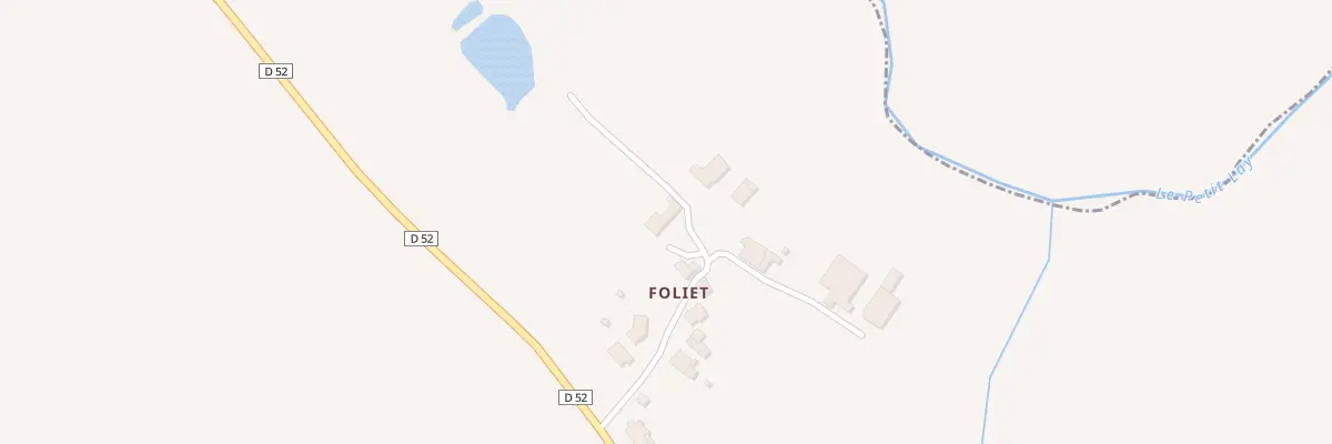 Plan du 135 Foliet à Bournezeau