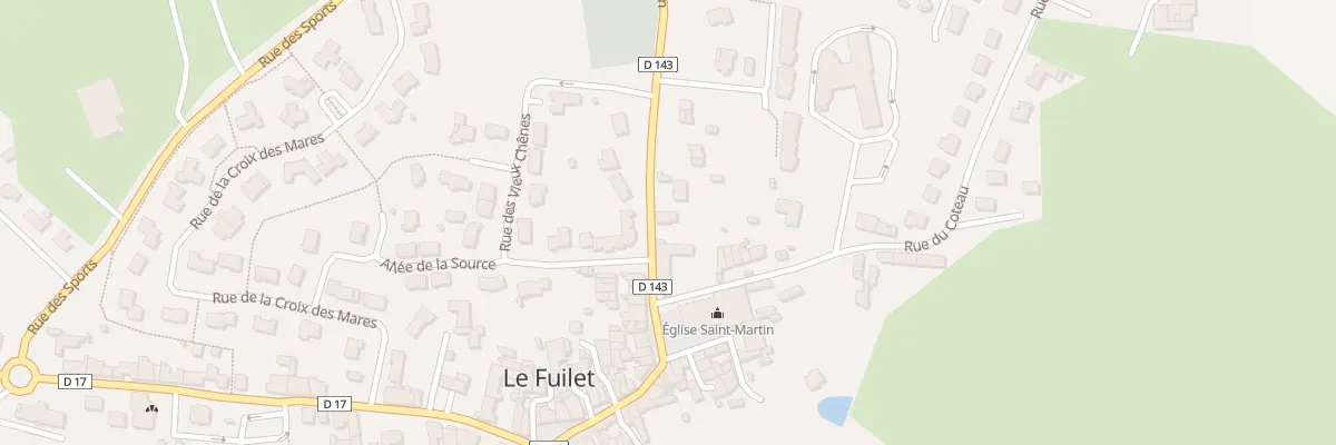 Plan du 18 Rue Saint Martin (Le Fuilet) à Montrevault-sur-Èvre
