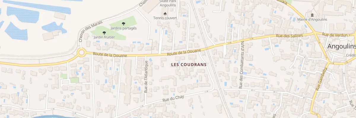 Plan du 7 Rte de la Douane à Angoulins