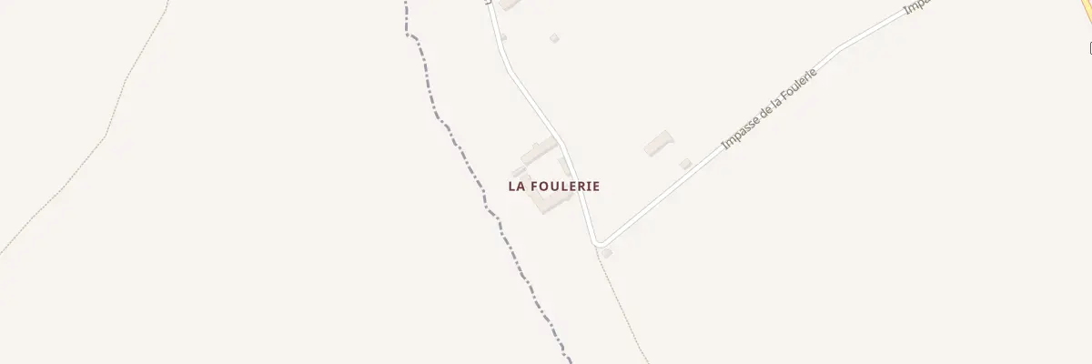 Plan du 2 Imp de la Foulerie à La Meauffe