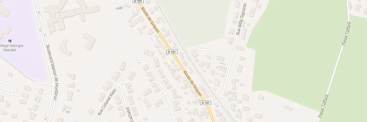Plan du 16 Rte de Grayan à Soulac-sur-Mer