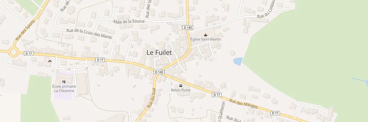 Plan du 6 Rue St Martin (Le Fuilet) à Montrevault-sur-Èvre