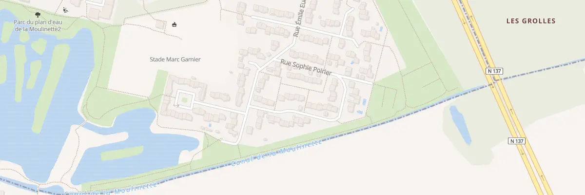 Plan du 44 Rue Sophie Poirier à La Rochelle