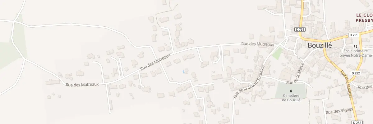 Plan du 17 Rue des Mutreaux (Bouzille) à Orée d’Anjou