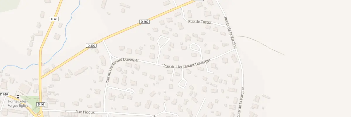 Plan du 35 Av du Lieutenant Duverger à Pontenx-les-Forges