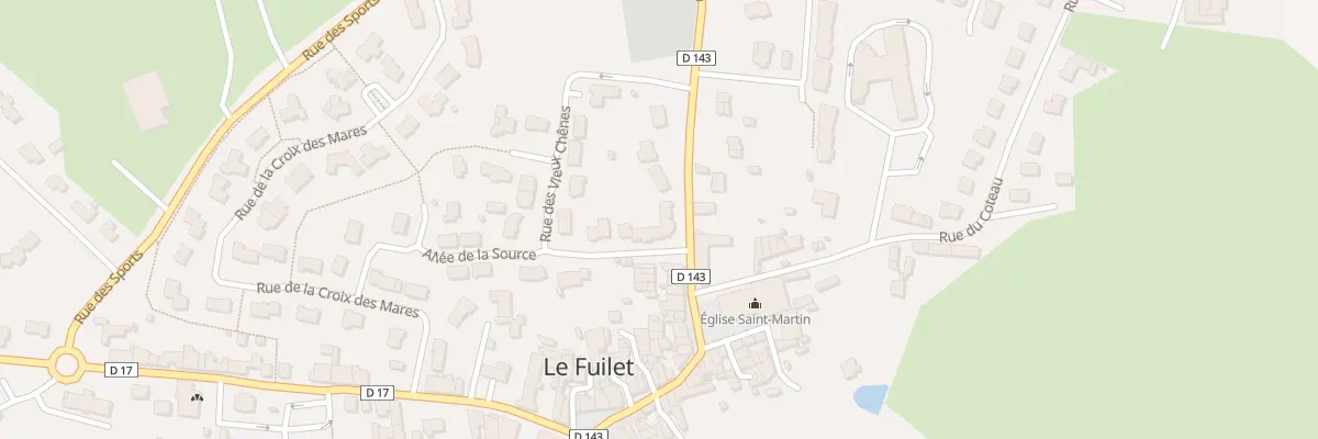 Plan du 31 Rue Saint Martin (Le Fuilet) à Trémentines