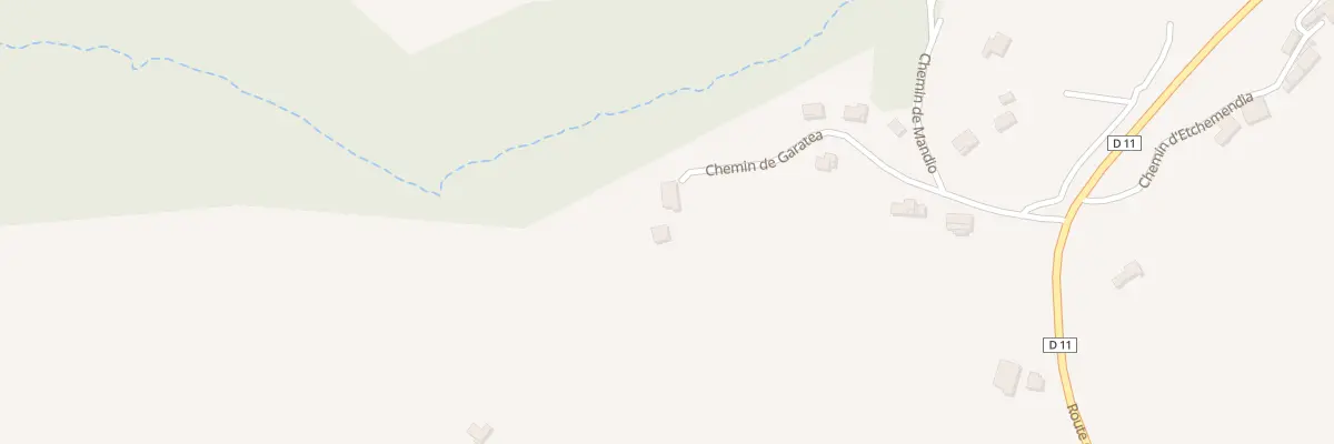 Plan du 325 Che de Garatea à Arraute-Charritte