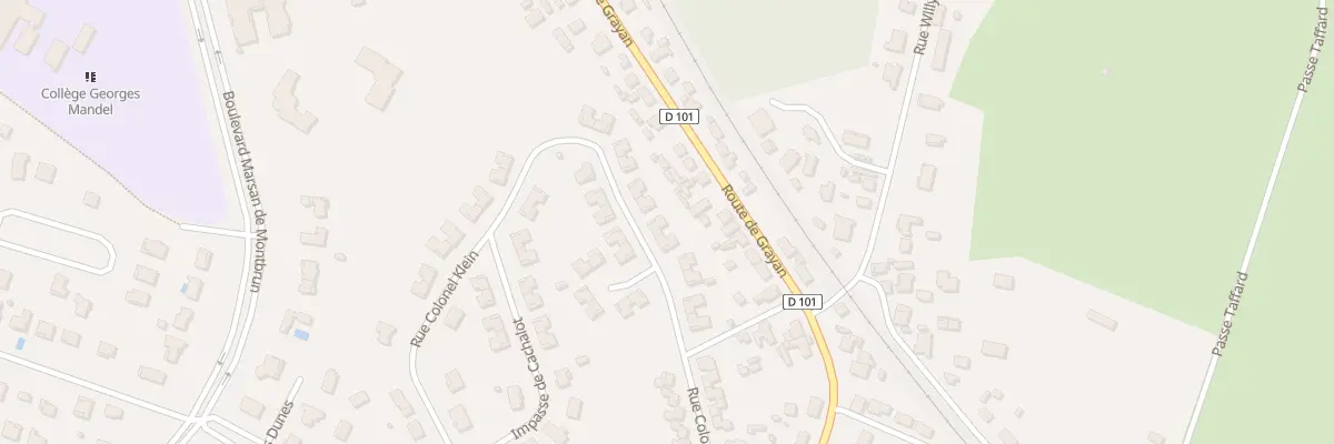 Plan du 46 Rue Colonel Klein à Soulac-sur-Mer