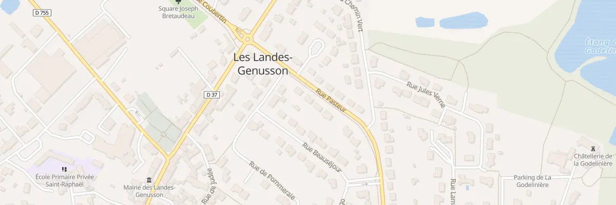 Plan du 6 Rue pasteur aux Landes-Genusson