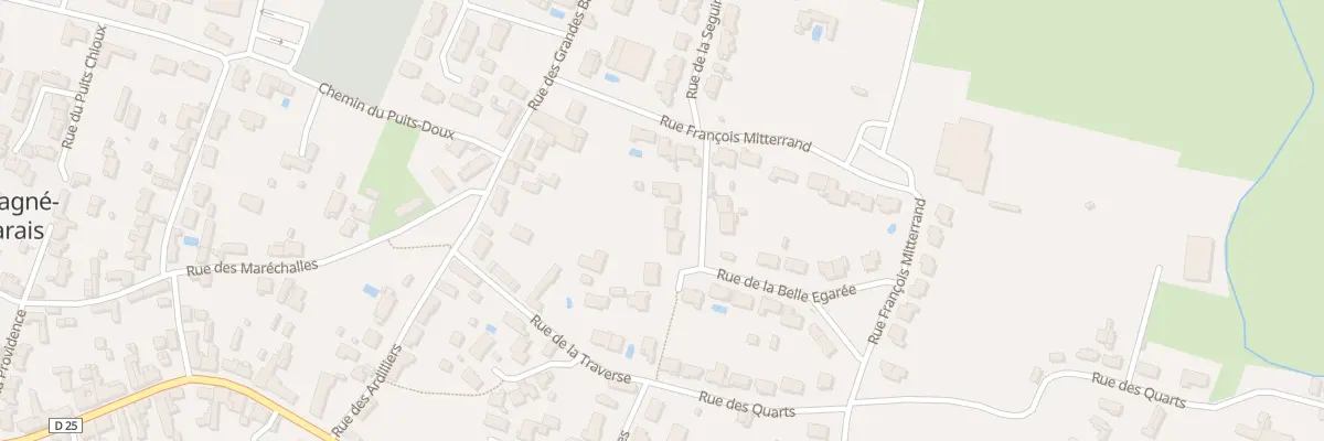 Plan du 4 Rue de la belle égarée à Champagné-les-Marais