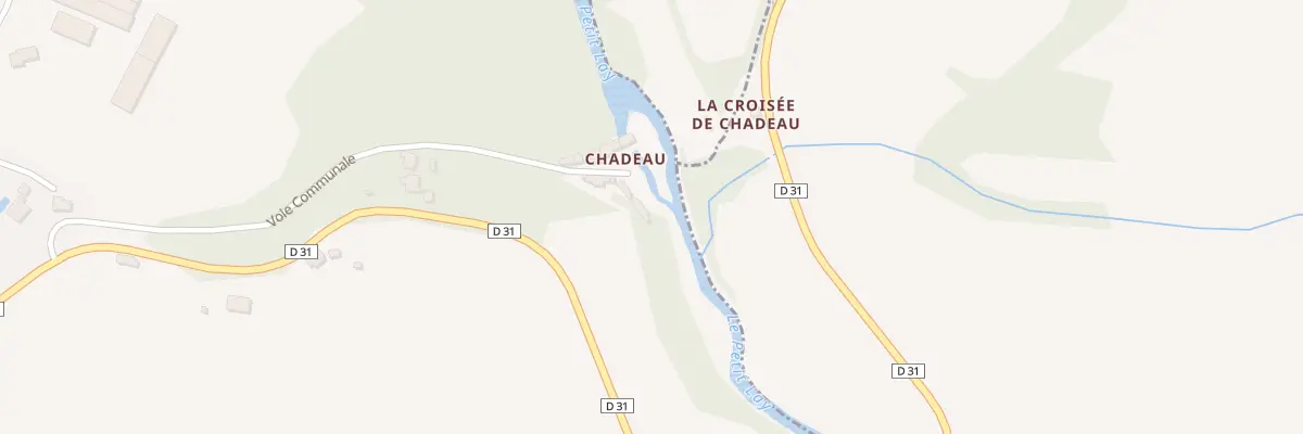 Plan du 5383 Le Chadeau à Saint-Hilaire-le-Vouhis