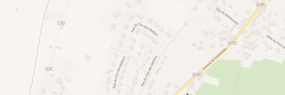 Plan du 17 Rue du Clos les Melliers à Louvigné-du-Désert