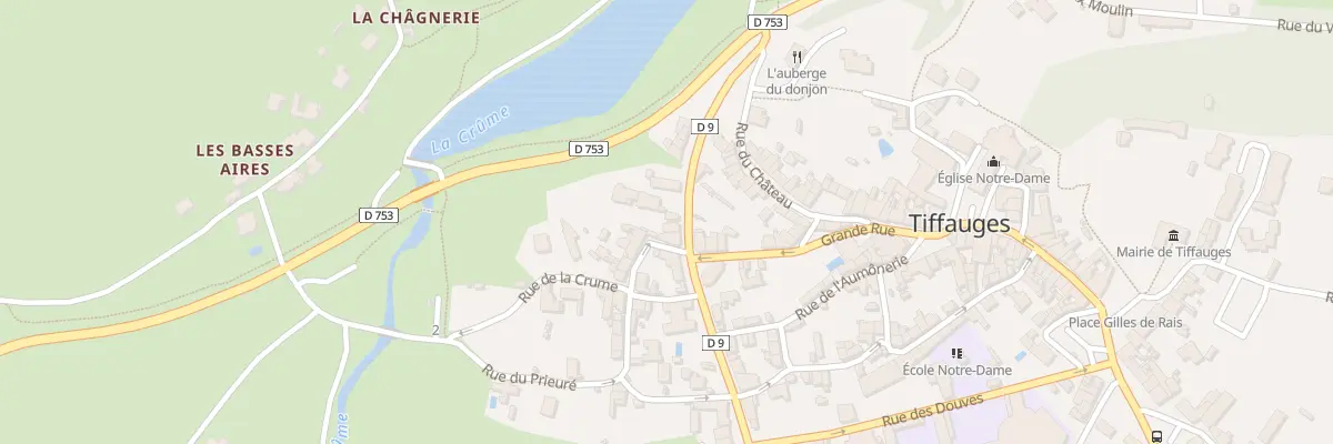 Plan du 6 Rue du donjon à Tiffauges